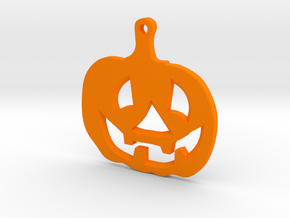Halloween emblem in Orange Processed Versatile Plastic