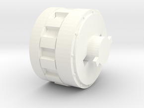 AA_Adapter_Gun_Mount in White Processed Versatile Plastic