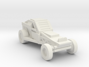 DeathRaceRally_Buggy in White Natural Versatile Plastic