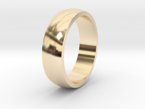 Wedding Band 5mm wide in 14K Yellow Gold