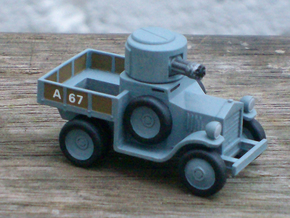 Armoured Car for Car Wars etc. 1/64 scale. in Tan Fine Detail Plastic