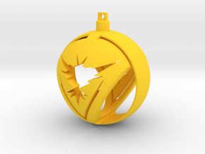 Team Instinct Christmas Ornament Ball in Yellow Processed Versatile Plastic