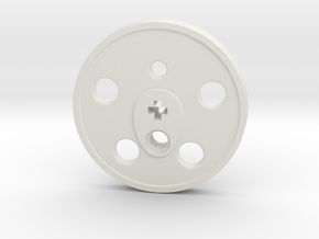 XXL Disc Driver - Blind, Small Counterweight in White Natural Versatile Plastic
