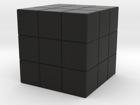 CubeShellOne in Black Natural Versatile Plastic