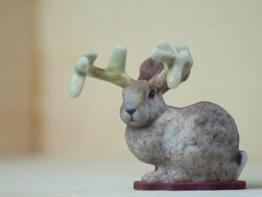 Stanford Buck Rabbit in Full Color Sandstone