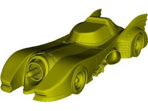 1/87 scale Batmobile from 1992 Batman Returns x 1 in Tan Fine Detail Plastic