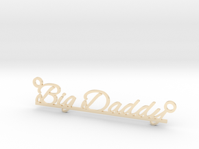 Big Daddy Necklace in 14k Gold Plated Brass