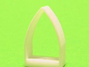 Window Frame for Gothic Arch 4 x 2 x 1 in White Natural Versatile Plastic