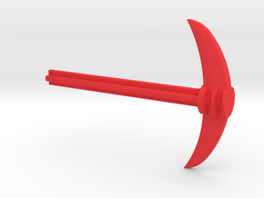 Matoro's Pickaxe in Red Processed Versatile Plastic