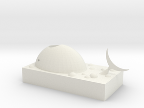 Whale paper clip storage box in White Natural Versatile Plastic