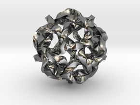 Knot Berry in Polished Silver (Interlocking Parts)