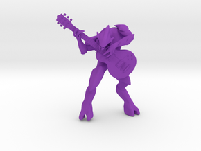 Halo Elite Playing Guitar in Purple Processed Versatile Plastic: Medium