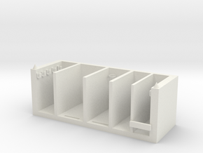 Stationery classification box in White Natural Versatile Plastic