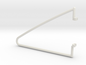  fold  hanger right in White Natural Versatile Plastic