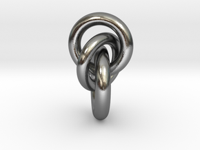 Interlocking Rings in Polished Silver (Interlocking Parts)
