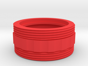 Coupler for Nebo REDLINE LED Flashlight - Bumpy in Red Processed Versatile Plastic