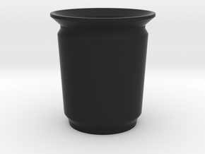 Modern Pencil Cup - Med / Desk Accessories in Black Natural Versatile Plastic