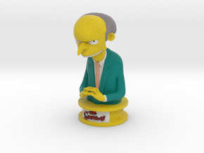 The Simpsons Mr Burns in Full Color Sandstone
