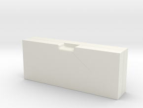 pencil case.stl in White Natural Versatile Plastic