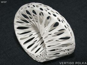 Mobius Band - 5-inch in White Natural Versatile Plastic