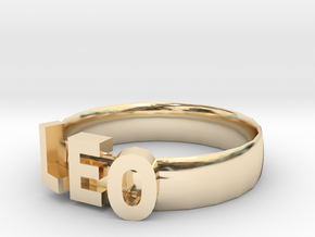 LEO Bracelets in 14k Gold Plated Brass