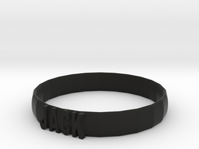 106102226 名稱手環 in Black Natural Versatile Plastic: Small