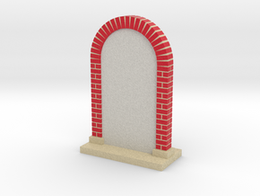 arch wall - customizable sandstone various sizes in Full Color Sandstone: Medium