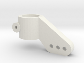 Traxxas-compatible 3D Steering Knuckle Single in White Natural Versatile Plastic