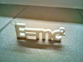 E = mc2 (small version) in White Natural Versatile Plastic