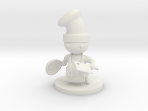 Battle Chef in White Natural Versatile Plastic