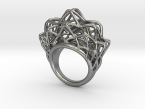 lace_ring_by_parametricart in Natural Silver