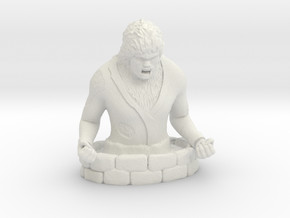 Wolfman in White Natural Versatile Plastic