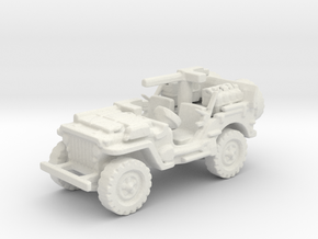 1/72 jeep SAS LRDG WW2 1 in White Natural Versatile Plastic