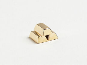 Stacked Gold Bars in 14K Yellow Gold