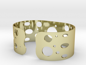 Circles bracelet in 18k Gold Plated Brass