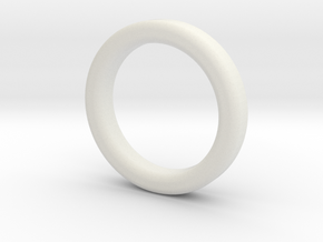 Weight ring for the chodeleri begleri bead in White Natural Versatile Plastic: Medium