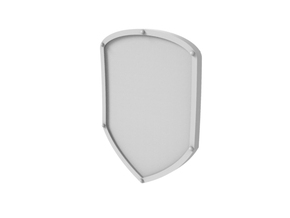 War Shield in Tan Fine Detail Plastic