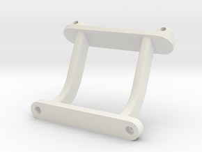 losi xxt front body mount in White Natural Versatile Plastic
