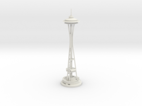 Seattle Space Needle (1:2000) in White Natural Versatile Plastic