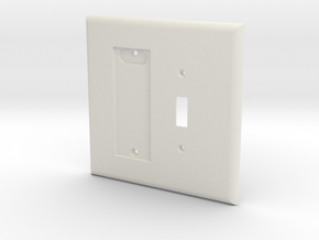 Philips HUE Dimmer 2 Gang Toggle Switch Plate in White Natural Versatile Plastic