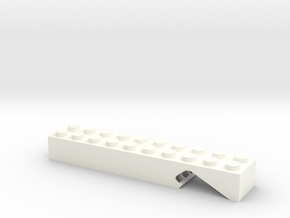 Lego Brick Bottle Opener - Custom in White Processed Versatile Plastic