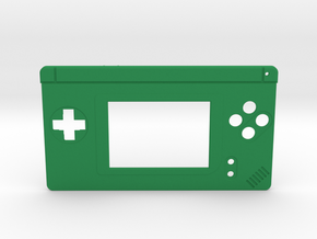 Gameboy Macro Faceplate (for DS Lite) - 4 Buttons in Green Processed Versatile Plastic