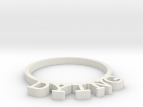 D&D Condition Ring, Dying in White Natural Versatile Plastic