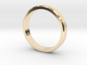 Edged wedding band (various sizes) in 14K Yellow Gold: 5 / 49
