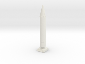 Jupiter Rocket 1/144 in White Natural Versatile Plastic