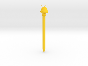 Goomba stylus in Yellow Processed Versatile Plastic