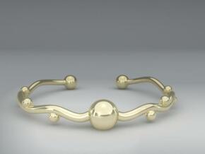 guirlande bracelet in Polished Gold Steel