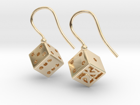 TheDiceyDoubleDoo* in 14k Gold Plated Brass