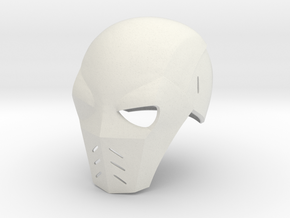 Deathstroke Arrow: Season 2 helmet without jaw pie in White Natural Versatile Plastic