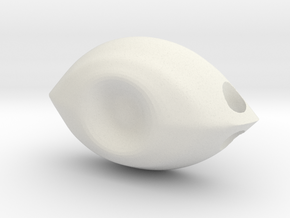 eye pendant in White Natural Versatile Plastic